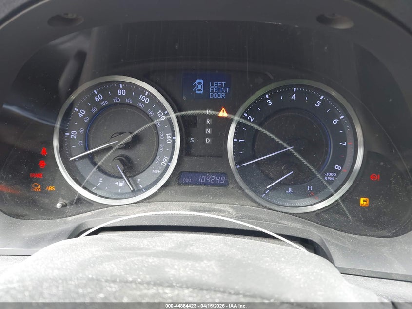2011 Lexus Is 350 VIN: JTHBE5C28B5026645 Lot: 44884423
