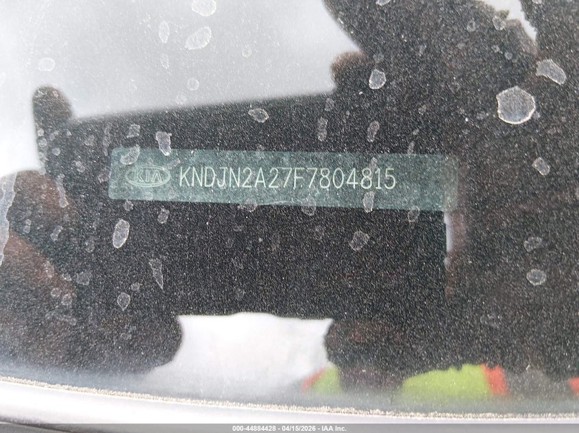 2015 Kia Soul VIN: KNDJN2A27F7804815 Lot: 44884428