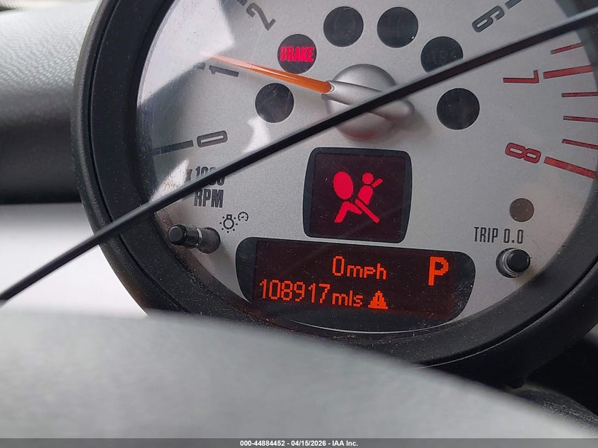 2011 Mini Cooper VIN: WMWSU3C54BT092430 Lot: 44884452