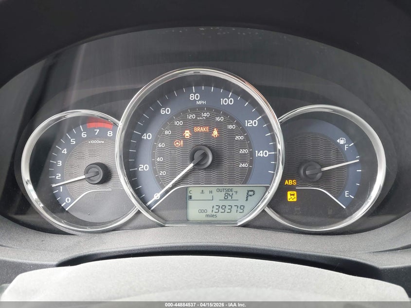 2016 Toyota Corolla Le VIN: 2T1BURHE2GC510240 Lot: 44884537