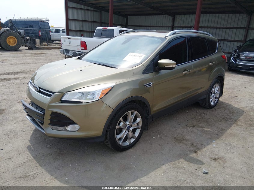 2014 Ford Escape 1.6 Titanium green Lot 111044884545 Vin 1FMCU0JX1EUA82443