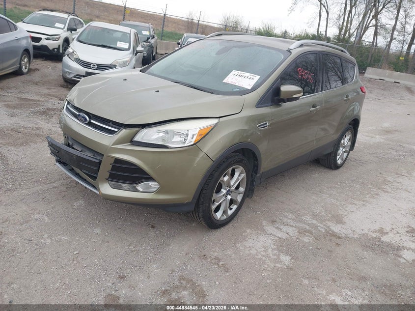 Vin: 1fmcu0jx1eua82443, lot: 45381891, ford escape titanium 20142