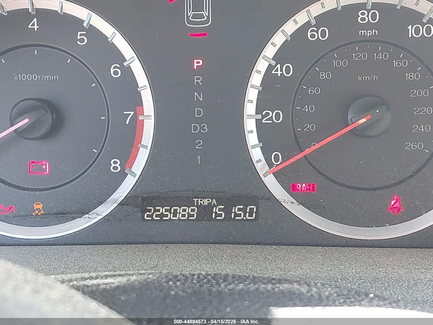 2012 Honda Accord 2.4 Lx-P VIN: 1HGCP2F40CA213240 Lot: 44884573