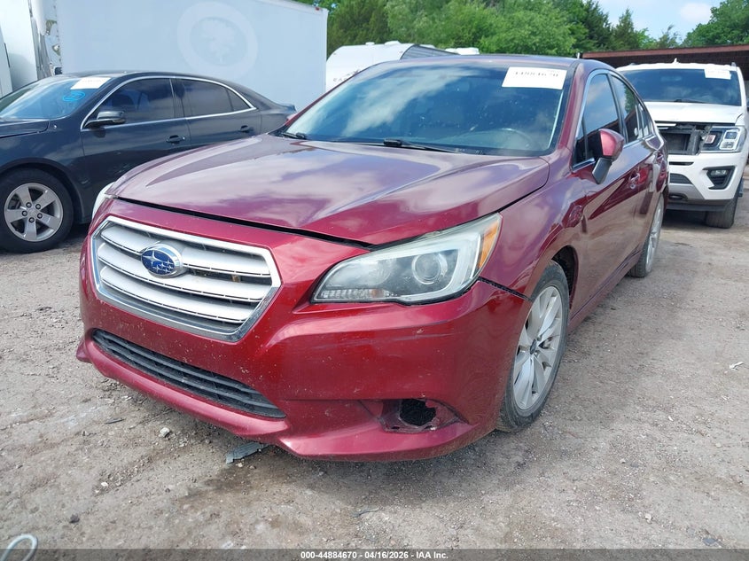 2016 Subaru LEGACY 2.5 2.5i Premium Red Lot 111044884670 Vin 4S3BNBC6XG3031190