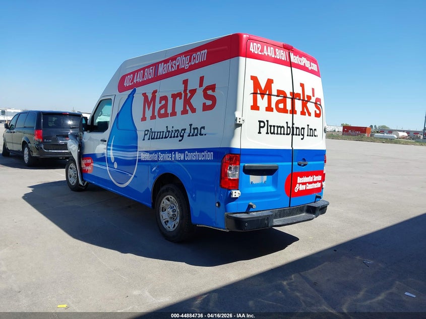 Vin: 1n6bf0lyxkn810084, lot: 45382082, nissan nv cargo nv2500 hd sv v6 20193