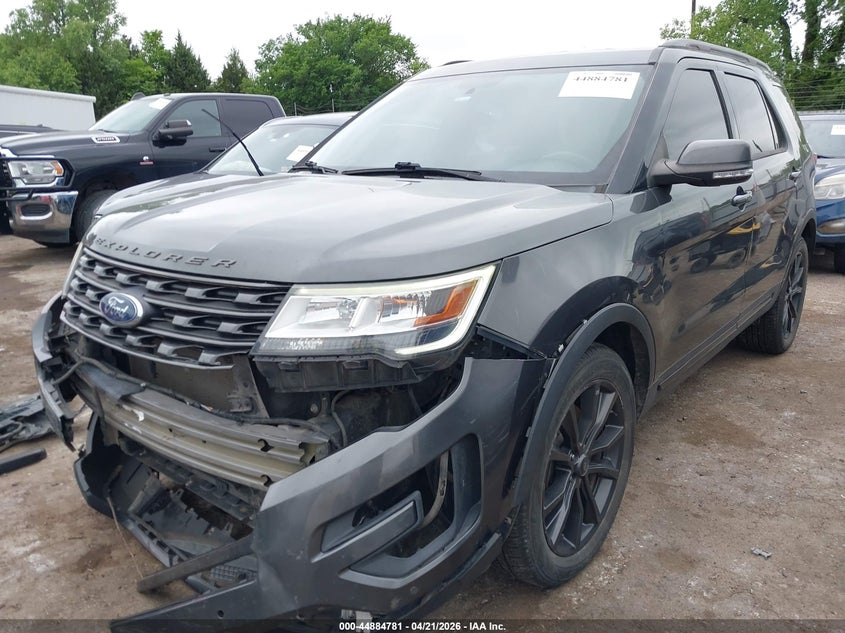 Vin: 1fm5k8d86hgd55767, lot: 45382127, ford explorer xlt 20172