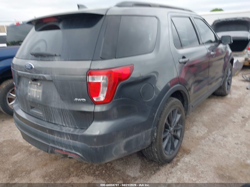Vin: 1fm5k8d86hgd55767, lot: 45382127, ford explorer xlt 20174
