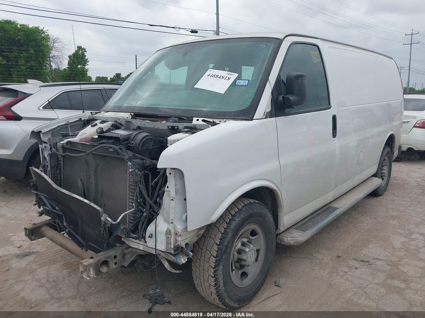 Vin: 1gcwgafg8j1903931, lot: 45382164, chevrolet express 2500 work van 20182