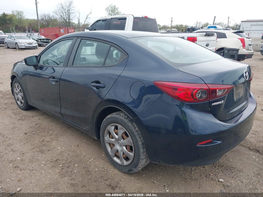 Vin: jm1bm1t75f1243673, lot: 45382217, mazda mazda3 i sv 20153