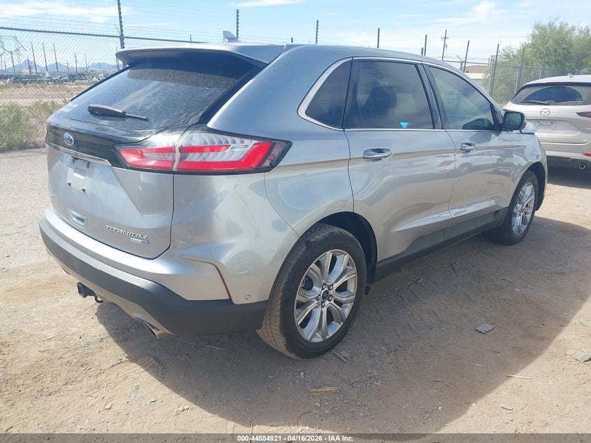 2020 Ford Edge 2.0 Titanium silver Lot 111044884921 Vin 2FMPK4K98LBA98687