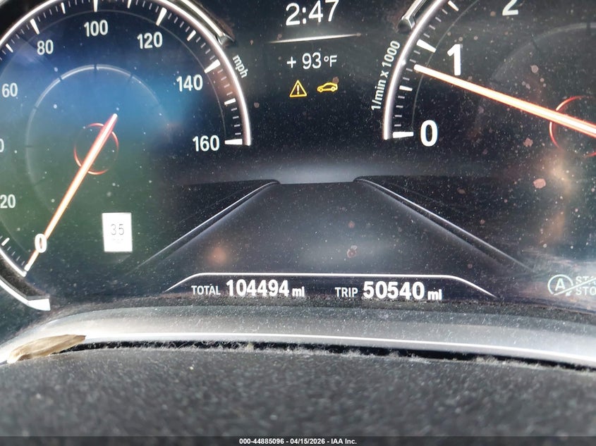 2019 BMW 740I VIN: WBA7E2C53KB454590 Lot: 44885096