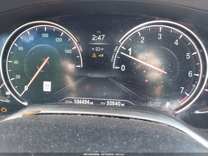 2019 BMW 740I VIN: WBA7E2C53KB454590 Lot: 44885096