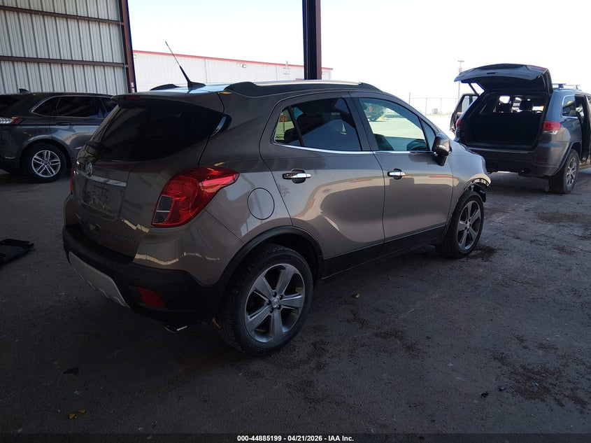 Vin: kl4cjbsbxeb765209, lot: 45382545, buick encore convenience 20144