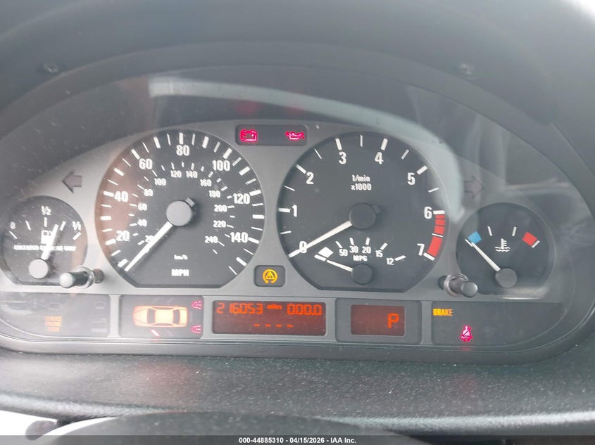 2001 BMW 325I VIN: WBAAV33421FU88918 Lot: 44885310