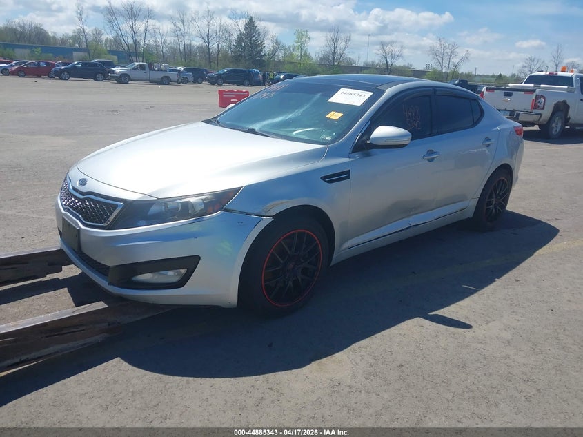 Vin: knagn4a63b5162301, lot: 45382690, kia optima ex turbo 20112