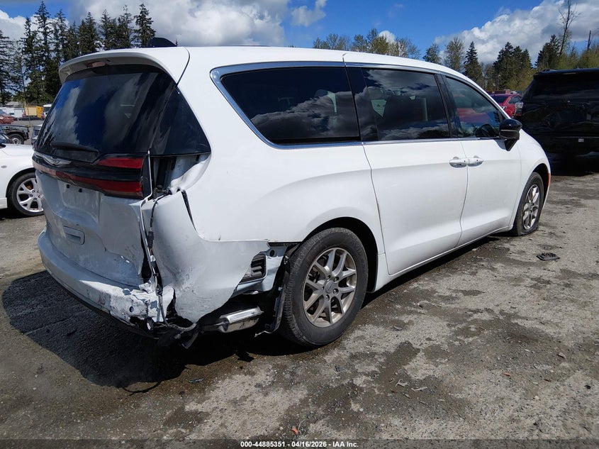 2025 Chrysler Pacifica 3.6 Select white Lot 111044885351 Vin 2C4RC1BG4SR540703