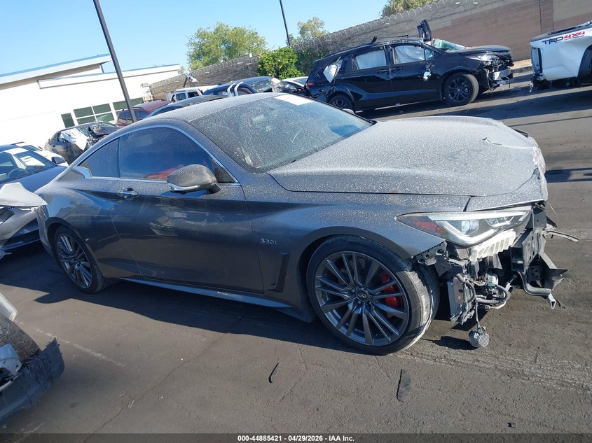 2017 Infiniti Q60 3.0T Red Sport 400 VIN: JN1FV7EKXHM611532 Lot: 44885421