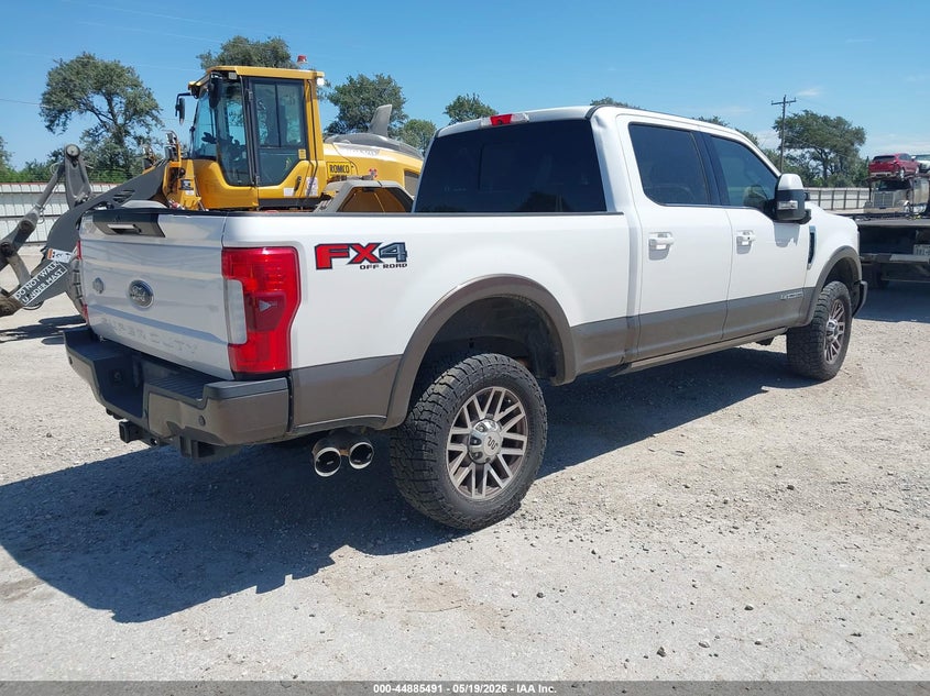 Vin: 1ft7w2bt4hed07072, lot: 45382837, ford f-250 king ranch 20174