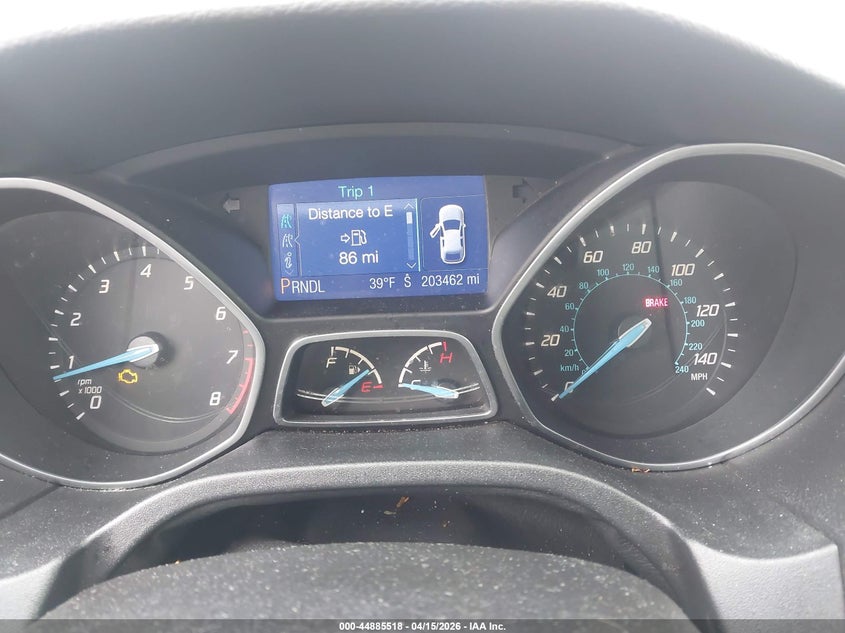 2013 Ford Focus Se VIN: 1FADP3F28DL252189 Lot: 44885518