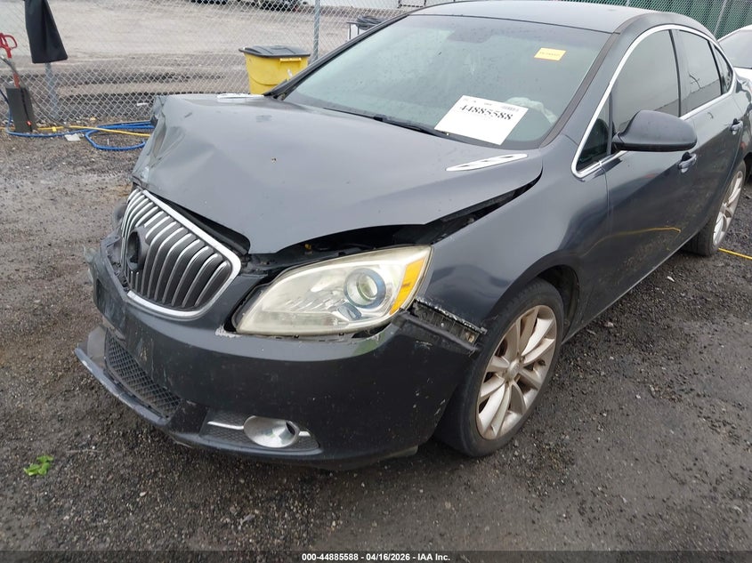 2013 Buick Verano 2.4 Leather Group grey Lot 111044885588 Vin 1G4PS5SK1D4177817