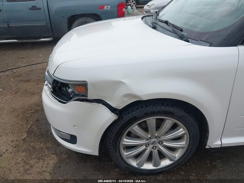 2FMGK5D85EBD27520 2014 Ford Flex 3.5 Limited white