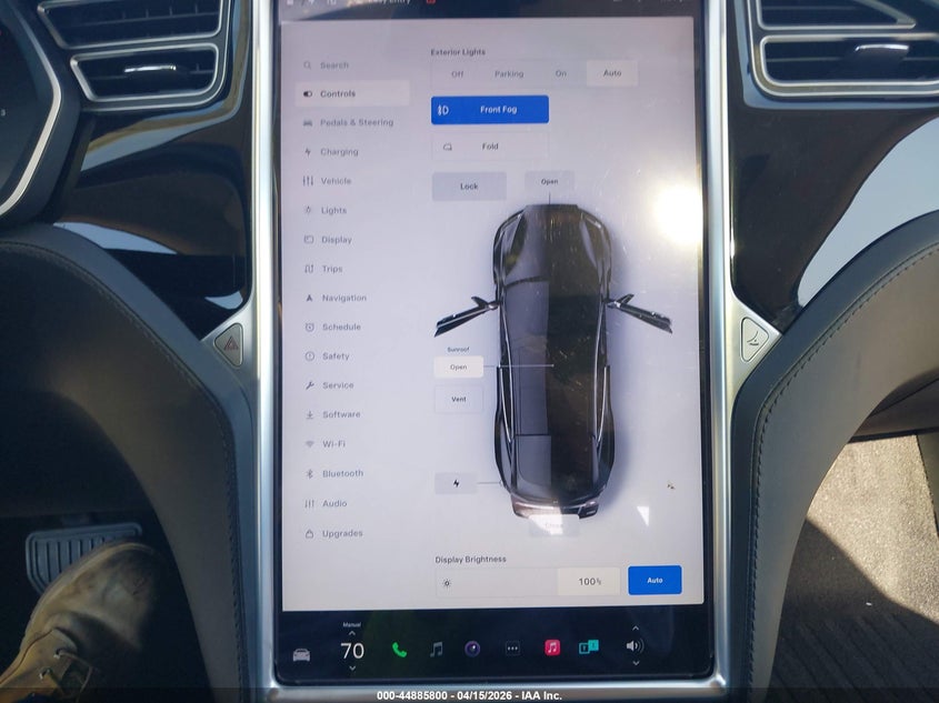 2014 Tesla Model S P85 VIN: 5YJSA1H1XEFP48661 Lot: 44885800