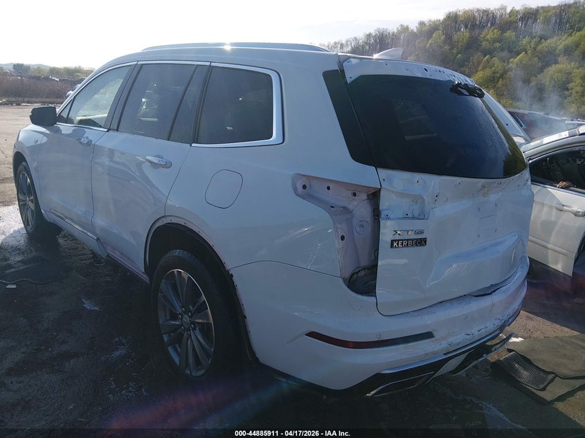 Vin: 1gykpdrs6nz127669, lot: 45383257, cadillac xt6 awd premium luxury 20223