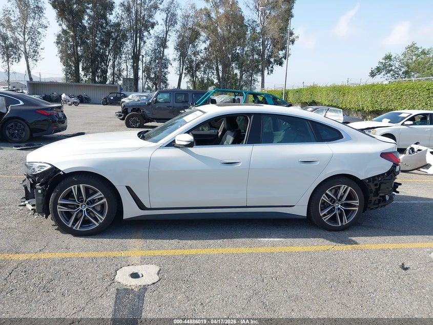 2022 BMW 430I Gran Coupe VIN: WBA63AV03NFM05075 Lot: 44886019