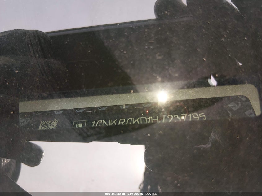 2017 Chevrolet Traverse 1Lt VIN: 1GNKRGKD1HJ237195 Lot: 44886108