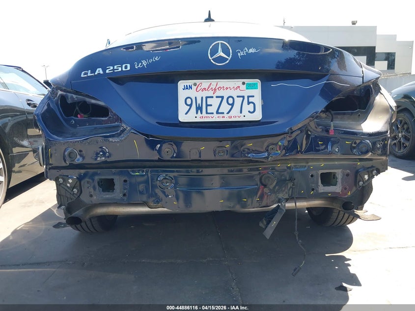 2018 Mercedes-Benz Cla 250 VIN: WDDSJ4EB3JN556742 Lot: 44886116