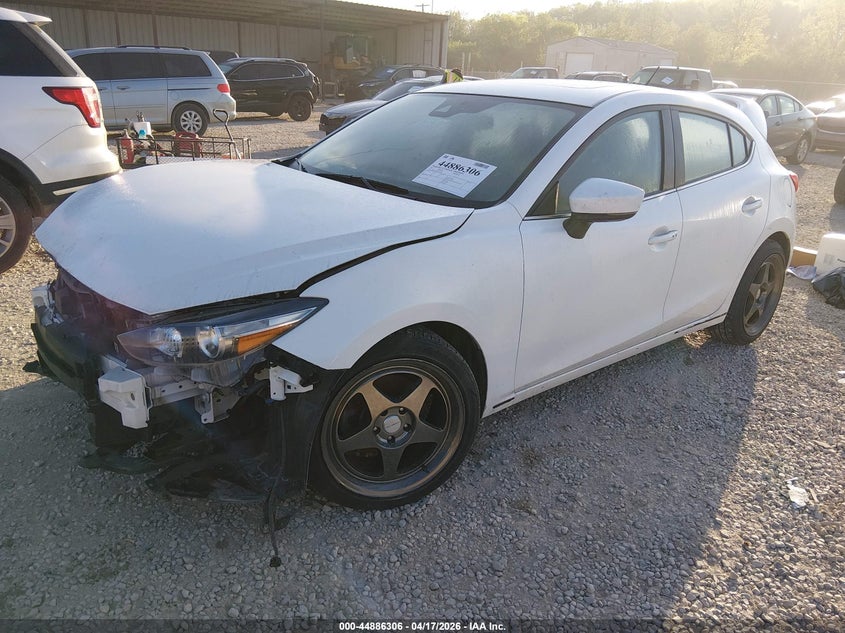 Vin: jm1bn1l34h1142394, lot: 45383652, mazda mazda3 touring 2.5 20172