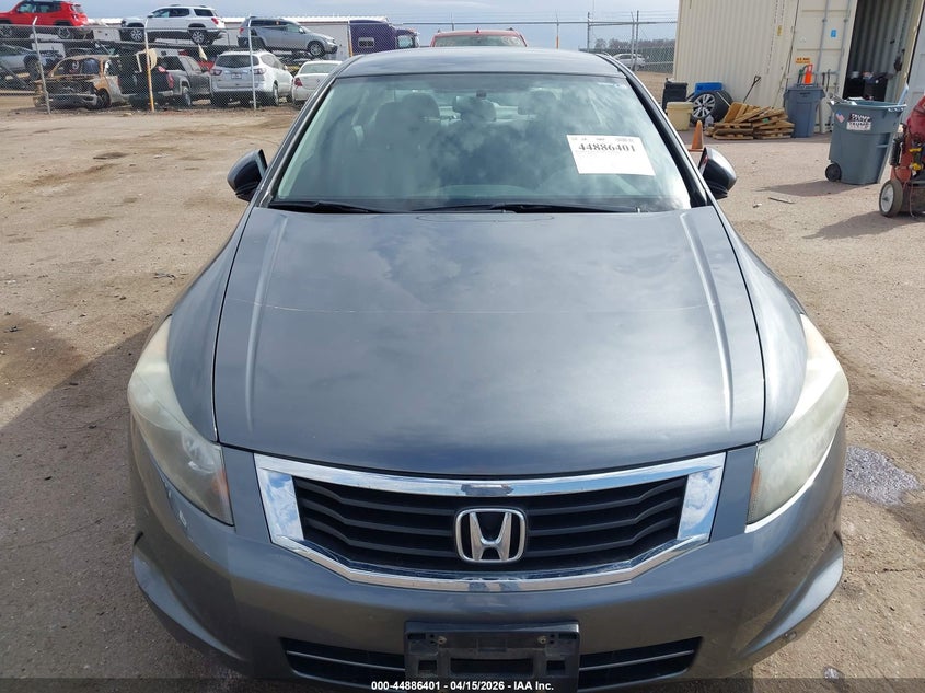 2010 Honda Accord 2.4 Lx-P VIN: 1HGCP2F44AA058687 Lot: 44886401