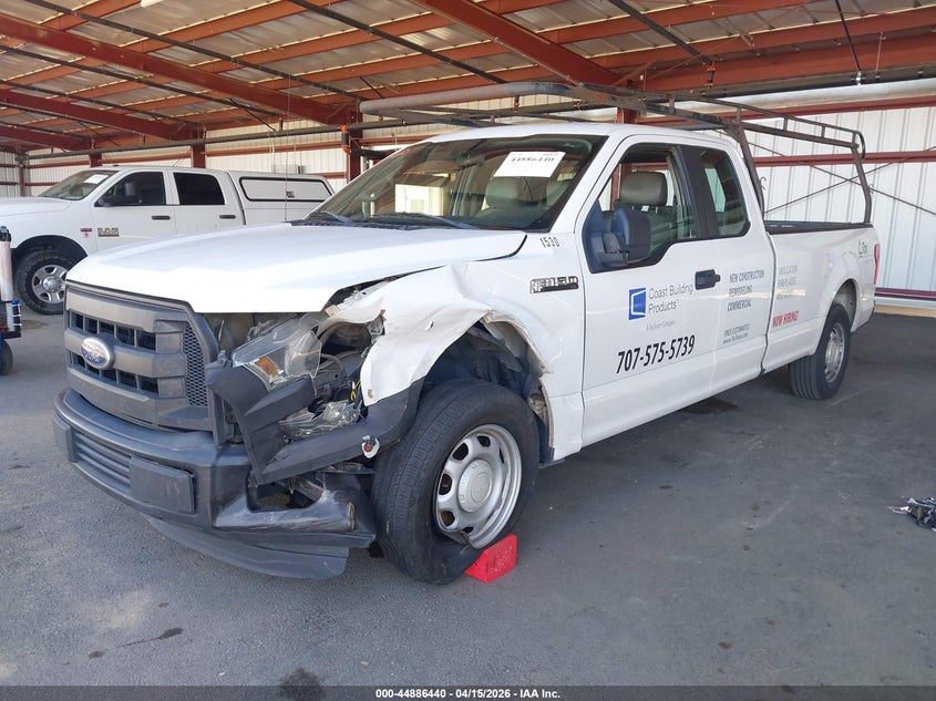 2016 Ford F-150 5.0 Xl White Lot 111044886440 Vin 1FTEX1CF5GKD81530
