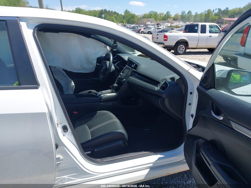 2020 Honda Civic 2.0 Sport white Lot 111044886445 Vin 2HGFC2F85LH591986