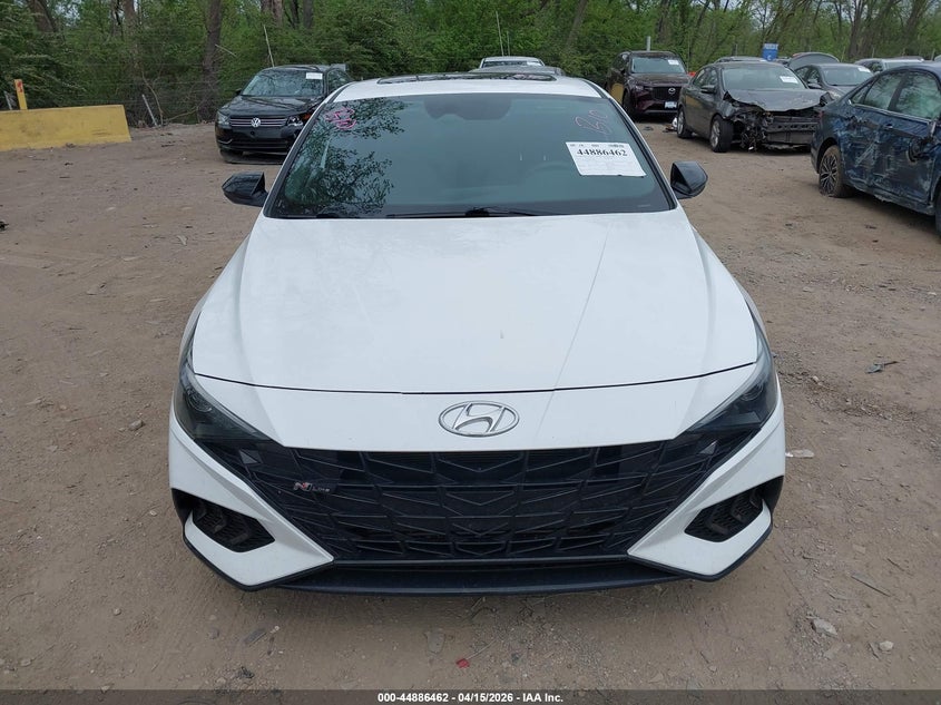 2021 Hyundai Elantra N Line VIN: KMHLR4AF9MU156013 Lot: 44886462