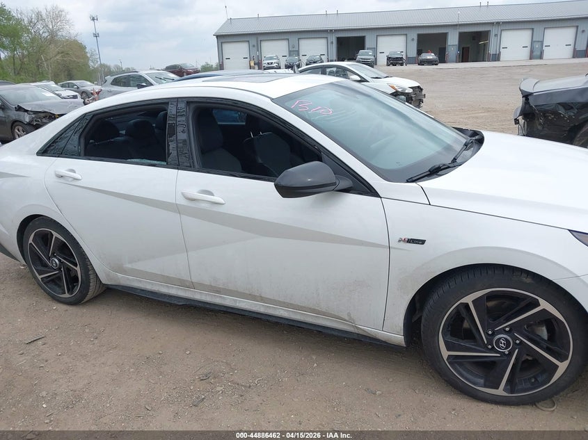 2021 Hyundai Elantra N Line VIN: KMHLR4AF9MU156013 Lot: 44886462
