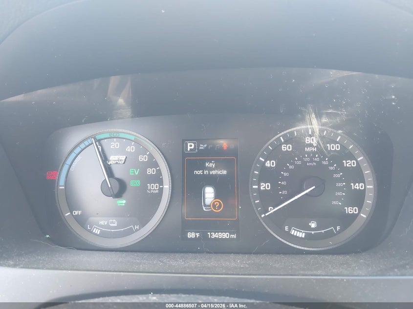 2017 Hyundai Sonata Plug-In Hybrid VIN: KMHE14L23HA066132 Lot: 44886507