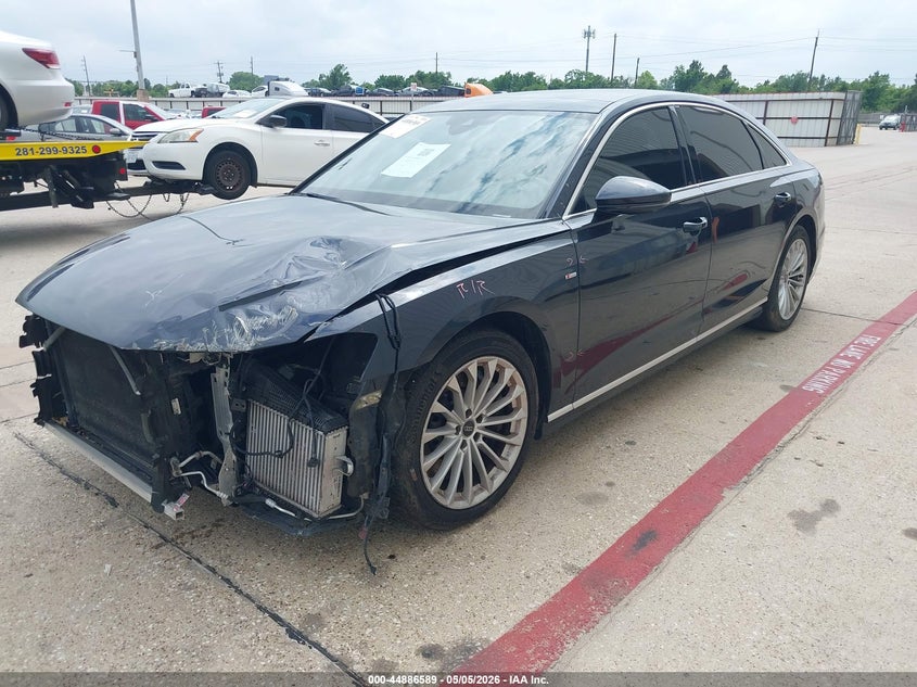 Vin: wau8eaf82mn003222, lot: 45383935, audi a8 l 60 tfsi quattro tiptronic 20212