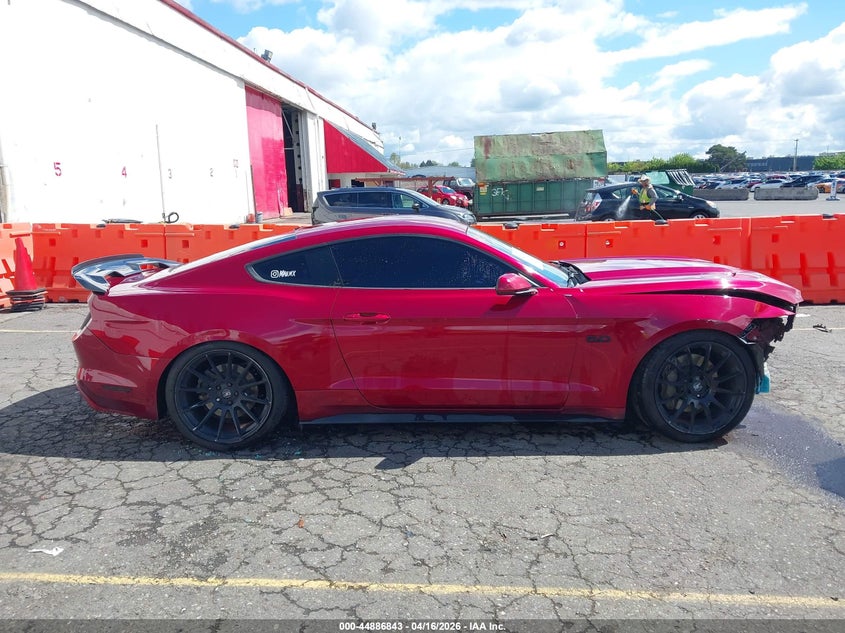 2017 Ford Mustang 5.0 Gt red Lot 111044886843 Vin 1FA6P8CF8H5340649