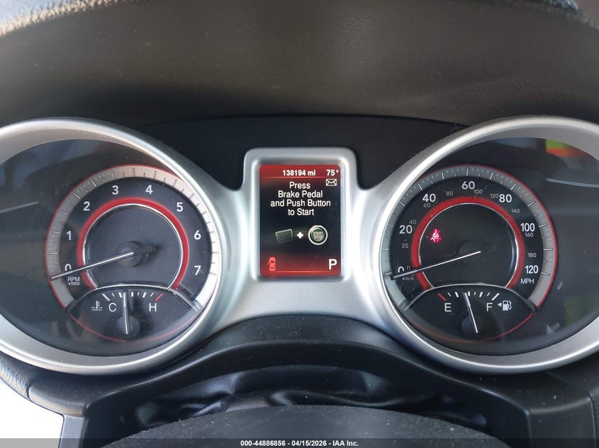 2015 Dodge Journey Sxt VIN: 3C4PDCBB6FT692196 Lot: 44886856