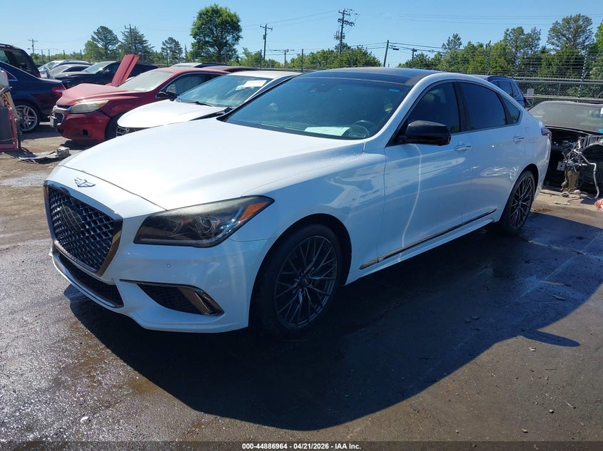 Vin: kmhgn4jb7ju254205, lot: 45384310, genesis g80 3.3t sport 20182