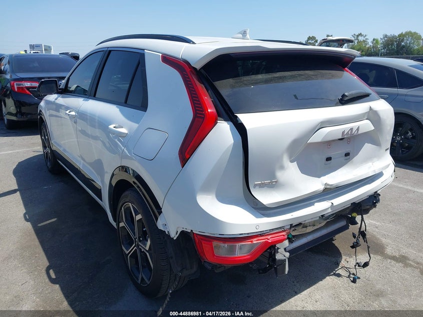 Vin: kndcr3le2r5146511, lot: 45384327, kia niro ex touring 20243