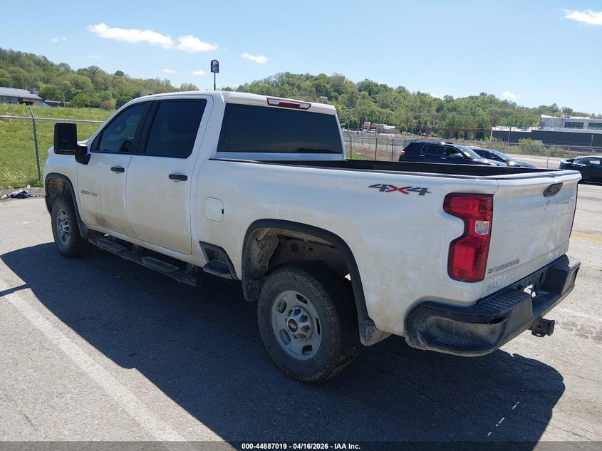 2020 Chevrolet Silverado 6.6 2500Hd 4Wd Standard Bed Wt white Lot 111044887019 Vin 1GC1YLE70LF330839