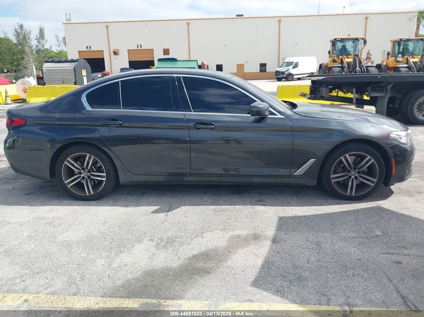 2021 BMW 530I xDrive VIN: WBA13BJ09MWX27675 Lot: 44887023