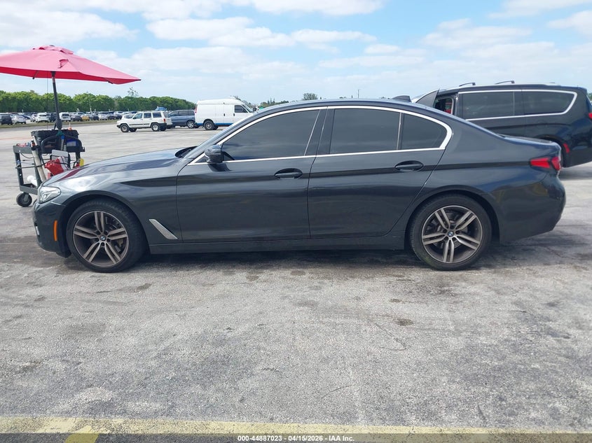 2021 BMW 530I xDrive VIN: WBA13BJ09MWX27675 Lot: 44887023