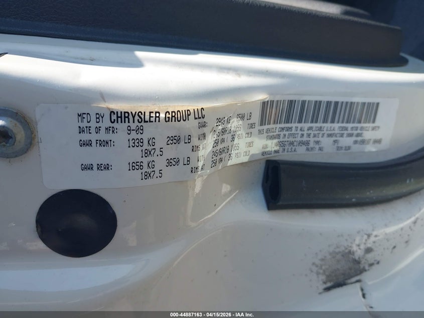 2010 Jeep Commander Limited VIN: 1J4RG5GT0AC109486 Lot: 44887163