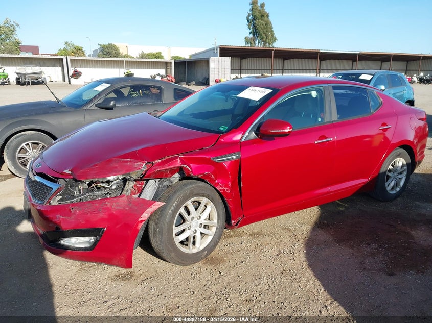 2012 Kia Optima 2.4 Lx red Lot 111044887188 Vin 5XXGM4A74CG034239