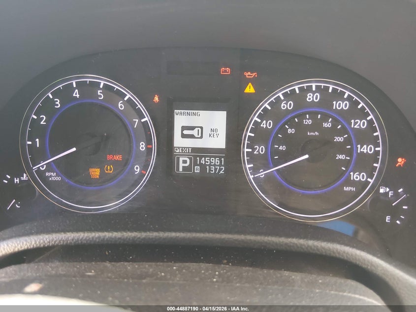 2013 Infiniti G37 Journey VIN: JN1CV6AP9DM726521 Lot: 44887190