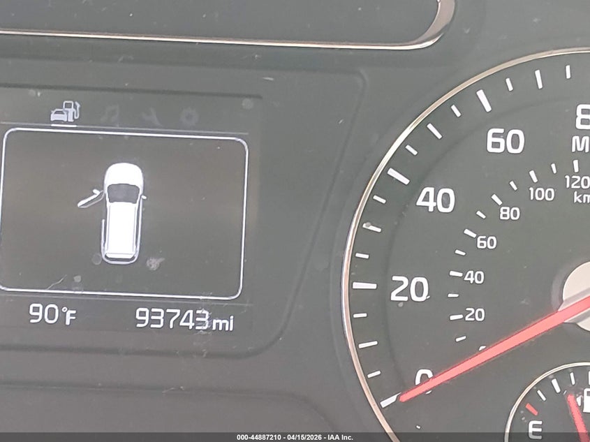 2016 Kia Sorento 2.4L Lx VIN: 5XYPGDA38GG046772 Lot: 44887210