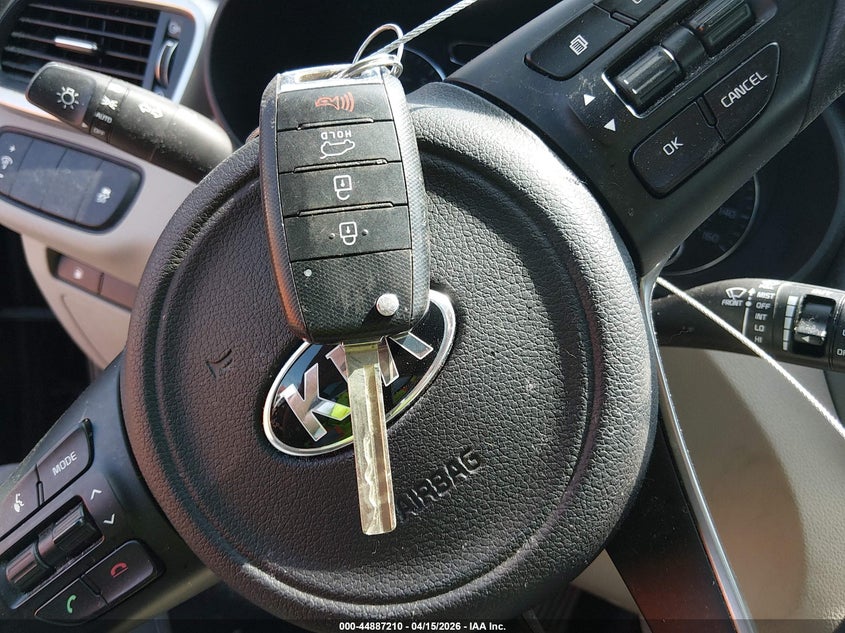 2016 Kia Sorento 2.4L Lx VIN: 5XYPGDA38GG046772 Lot: 44887210